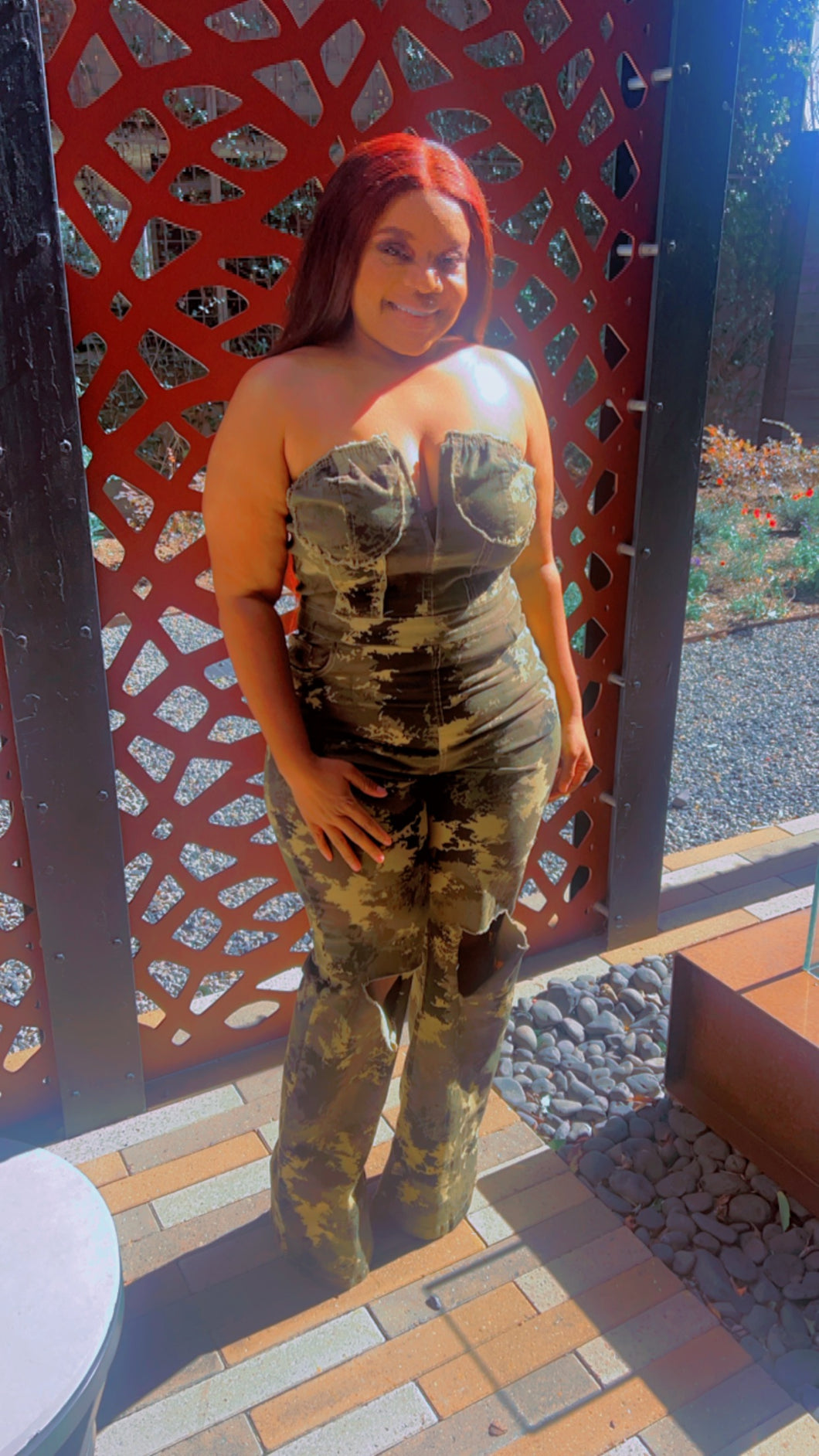 Sidney Camo Jumpsuit