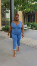 Load and play video in Gallery viewer, “Trina” Jean Jumpsuit
